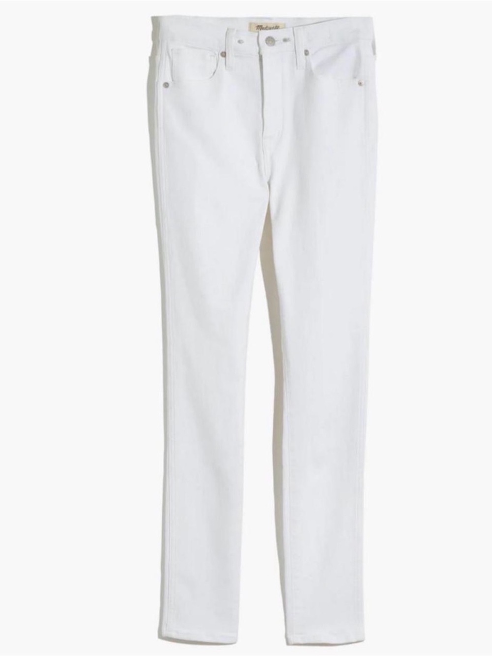 Brand New Madewell White Straight Leg Jeans Size S/XS 25 Inch Waist